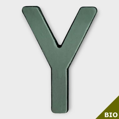 Floral Foam Letter Y (Bio Foam)