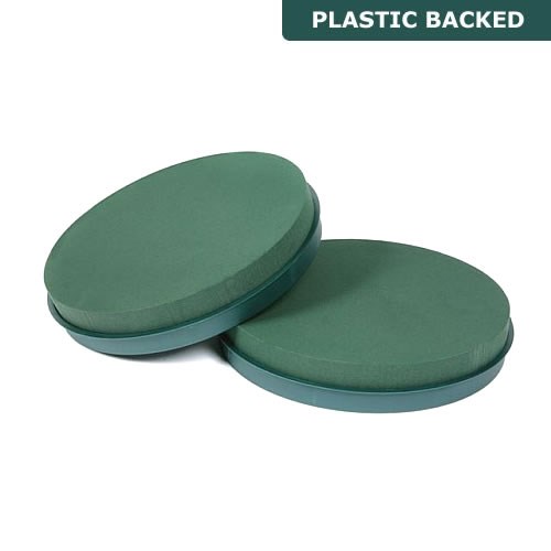 Floral Foam Posy Pads (Plastic Backed) 14" 