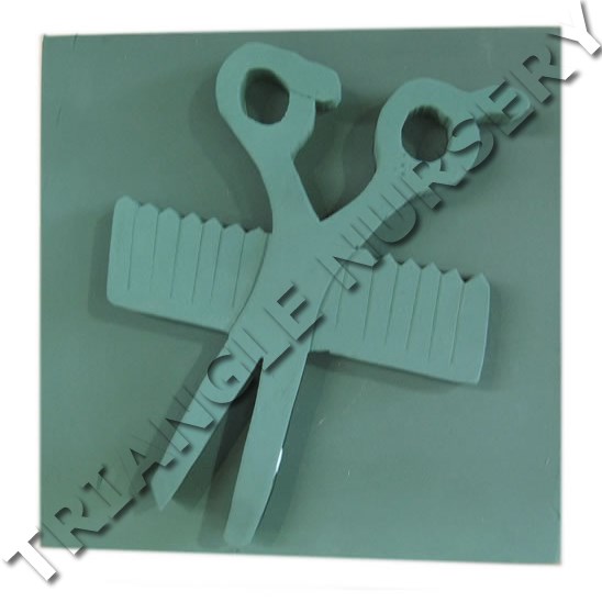 Floral Foam Scissors & Comb (2D)