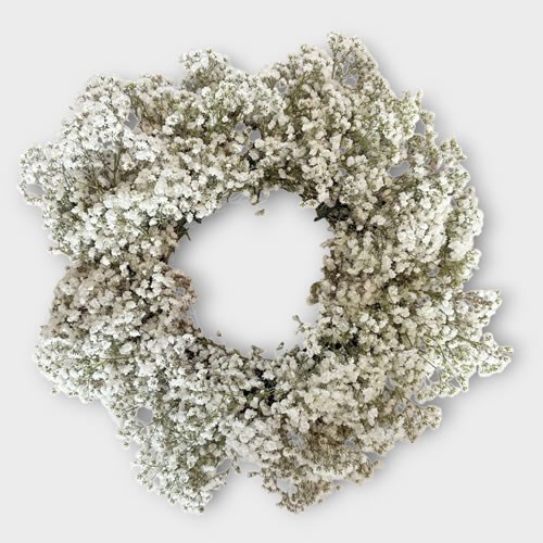 Fresh Gypsophila Wreath