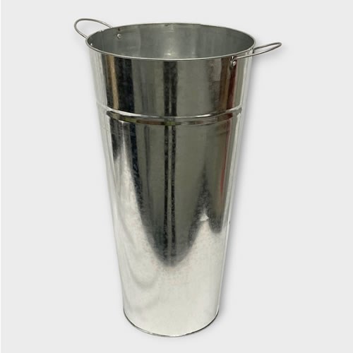 Galvanised Vase 50cm