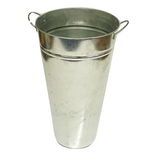 Galvanised Vase 50cm
