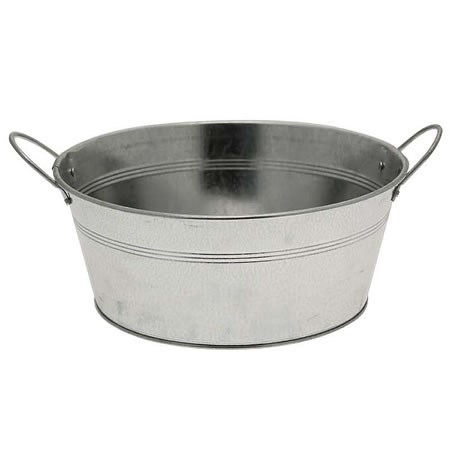 Zinc Bucket With Handles 24cm
