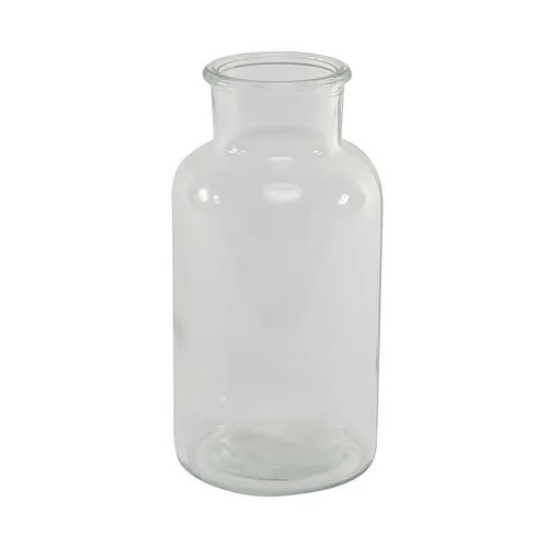 Glass Apothecary Bottle (16x8cm)