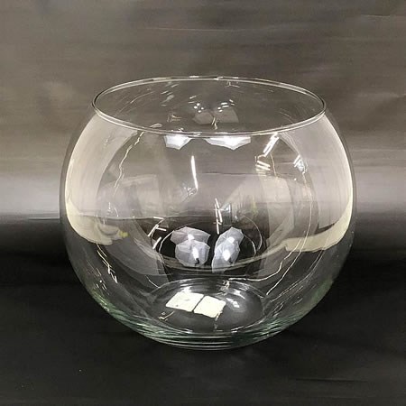 Glass Fish Bowl Vase - 25 x 30cm