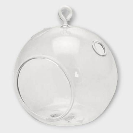 Glass Hanging Tealight Bubble - 8x9cm