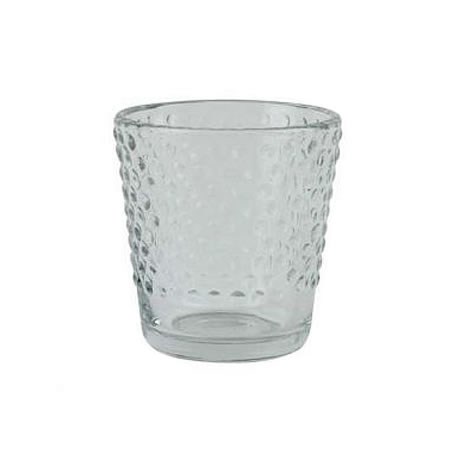 Glass Hobnail Votive Vase - 6.5cm