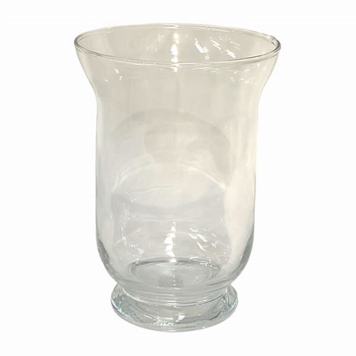 Glass Hurricane Vase 19.5x14cm Wholesale Dutch Flowers Direct & Florist Supplies UK