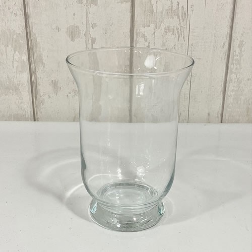 Glass Hurricane Vase 19.5x14cm Wholesale Dutch Flowers Direct