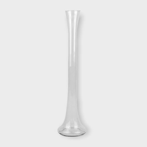 Glass Lily Vase Round Bottom - 50cm