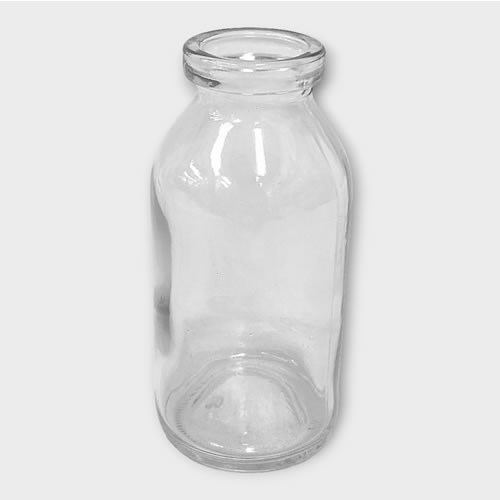 Glass Milk Bottle 9.8cm (100ml) Glassware Home Decor Wholesale