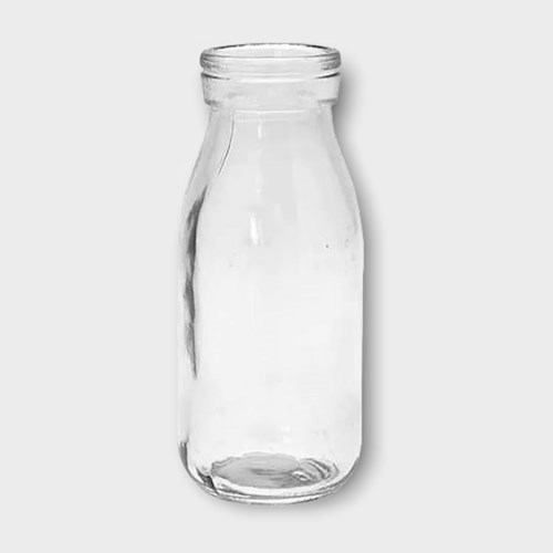 Glass Milk Bottle - 14cm (250ml)