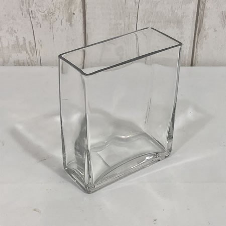 Glass Tank Vase - 15 x 12 x 6cm 