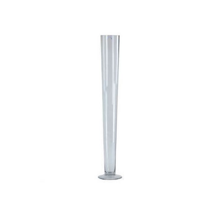 Glass Conical Vase - 60cm