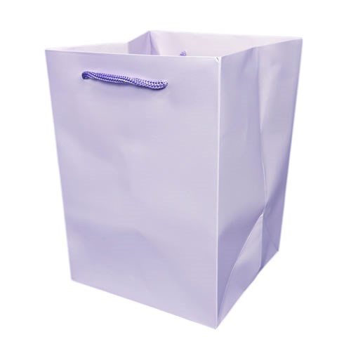 Hand Tied Gift Bag  Large - Lilac 19x25cm