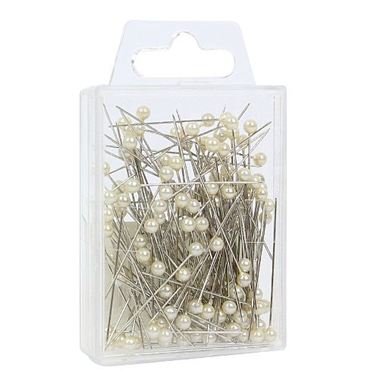 Pins - Ivory Pearl Headed 7cm