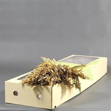LEATHERLEAF METALLIC GOLD