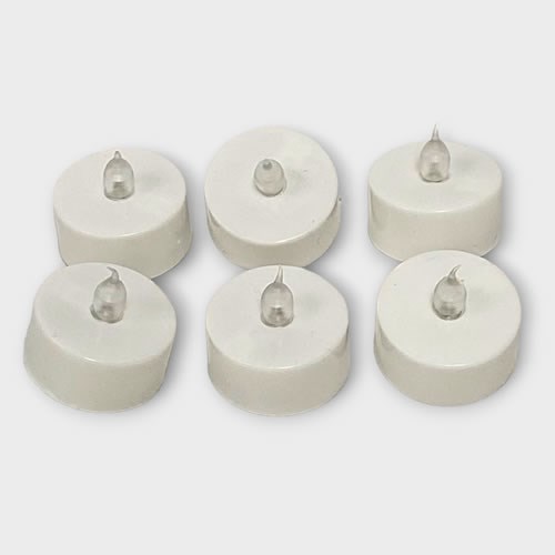 LED Flickering Tealights (Pack of 6)