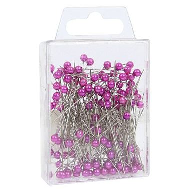 Pins - Lavender Pearl Headed 4cm