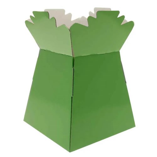 Living Vases Green Pearlised Florist Supplies Castle Boxes