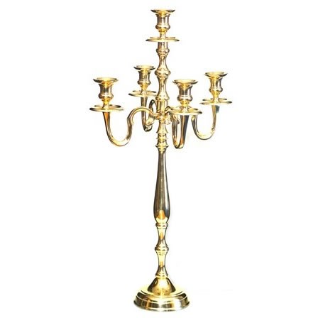 Luxury Gold Coloured Candelabra 120cm