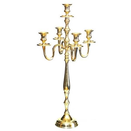 Luxury Gold Coloured Candelabra 120cm 