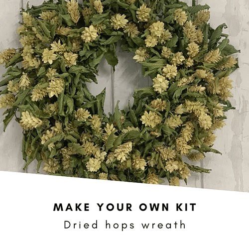 Make Your Own Dried Hops Wreath Kit