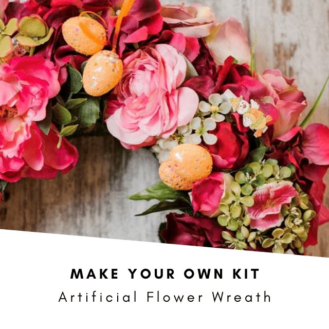 Make your Own Kit: Artificial Flower Wreath