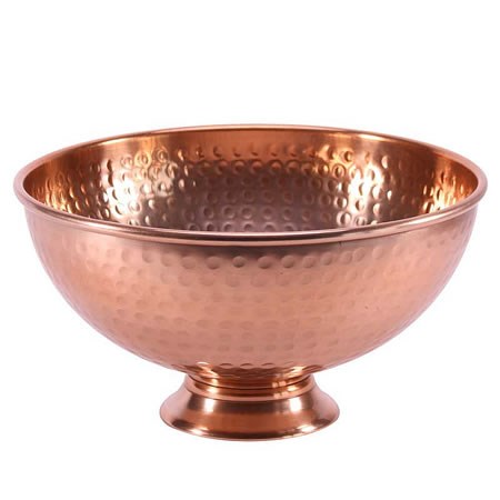 Punch Bowl - Dimpled Rose Gold