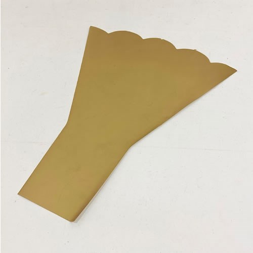 Oliveria Gold Paper Flower Sleeves (50) Wholesale Florist Supplies UK