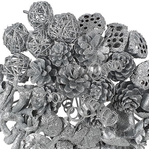 PICK MIX -  SILVER+GLITTER (X40)