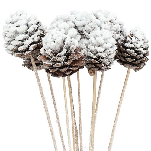 PINE CONE PICKS - FLOCK WHITE
