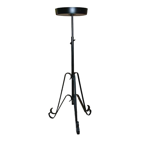 Pedestal Stand - Black Telescopic Bowl Top