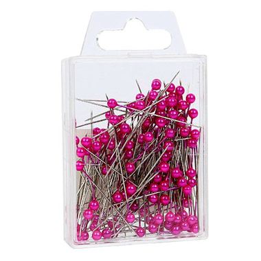 Pearl Headed Pins Pink 4cm | Florist Supplies | Triangle Nursery