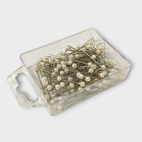 Pins - Ivory Pearl Headed 4cm