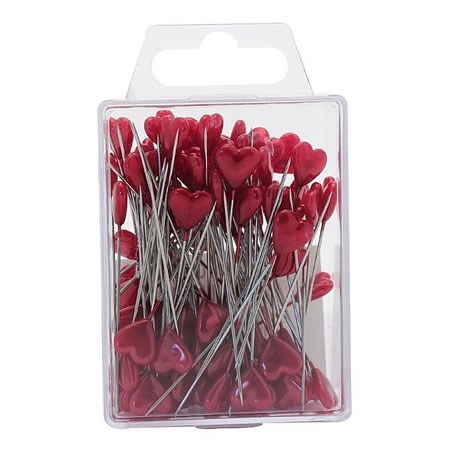 Pins - Red Hearts 5cm