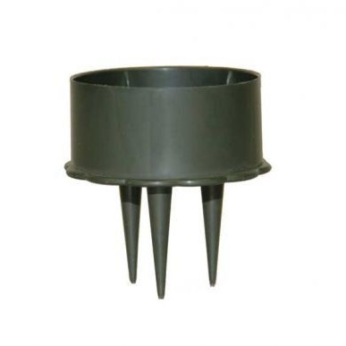 Plastic Candle Holders Green - 5.2cm