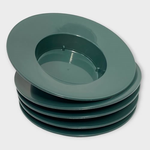 Plastic Rampside Dishes Green