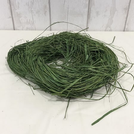 Raffia Hunter Green