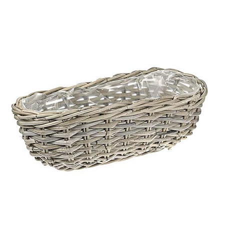 Rattan Basket - Large Oval Planter