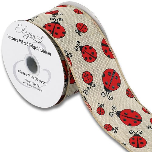 Ribbon Ladybirds - Wire Edge