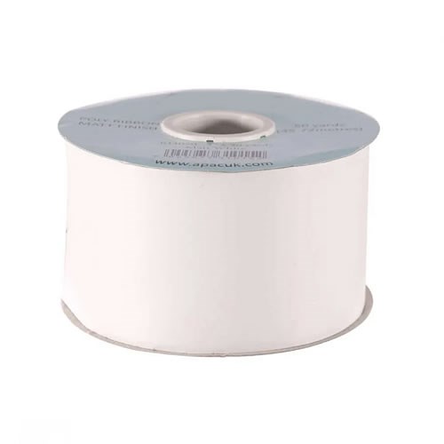 Ribbon Poly - White (Small Roll)