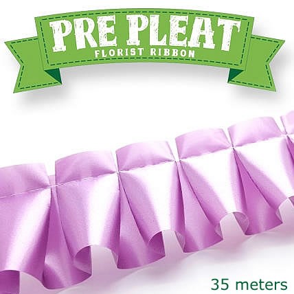 Ribbon Pre Pleat - Lilac