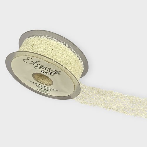 Ribbon Web 38mm - Ivory