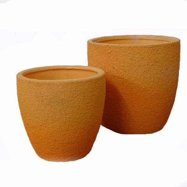 Rustic Orange Pot Set of 2 Wholesale Dutch Flowers & Florist Supplies UK