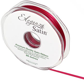 Ribbon Satin Deep Cerise - 3mm