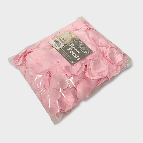Silk Rose Petals Light Pink Bulk Pack Artificial Faux Rose Petals for