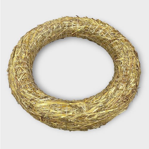 Straw Wreath Ring 40cm