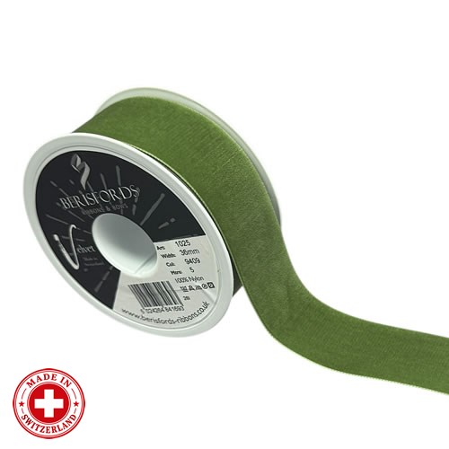 Velvet Ribbon - Bocage Green (36mm x 5m)