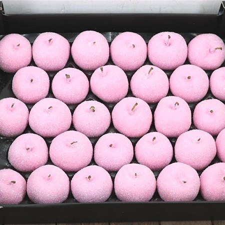 WAXED APPLES - PINK + GLITTER